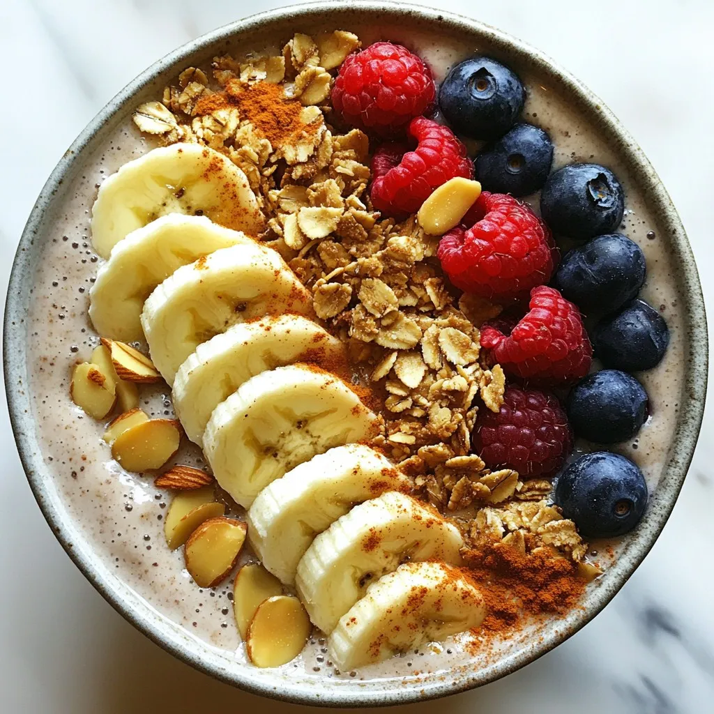 Gingerbread Smoothie Bowl Cozy and Tasty Treat