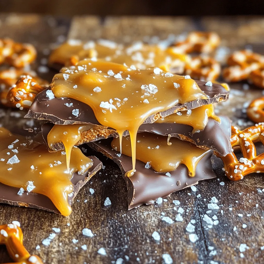 Salted Caramel Pretzel Bark Irresistible Sweet Treat