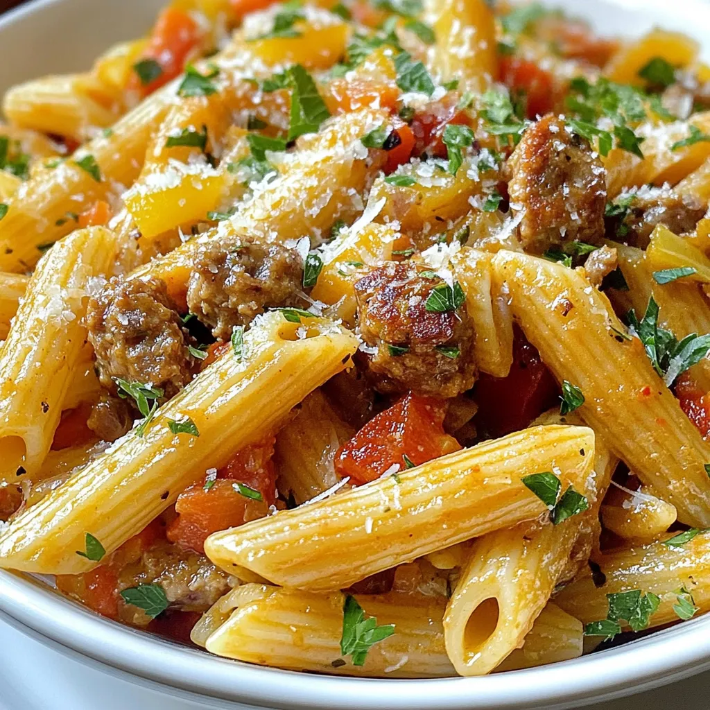 Spicy Cajun Sausage Pasta Flavorful and Easy Dinner