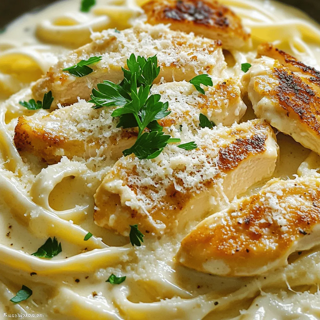 Easy Chicken Fettuccine Alfredo Quick Family Meal