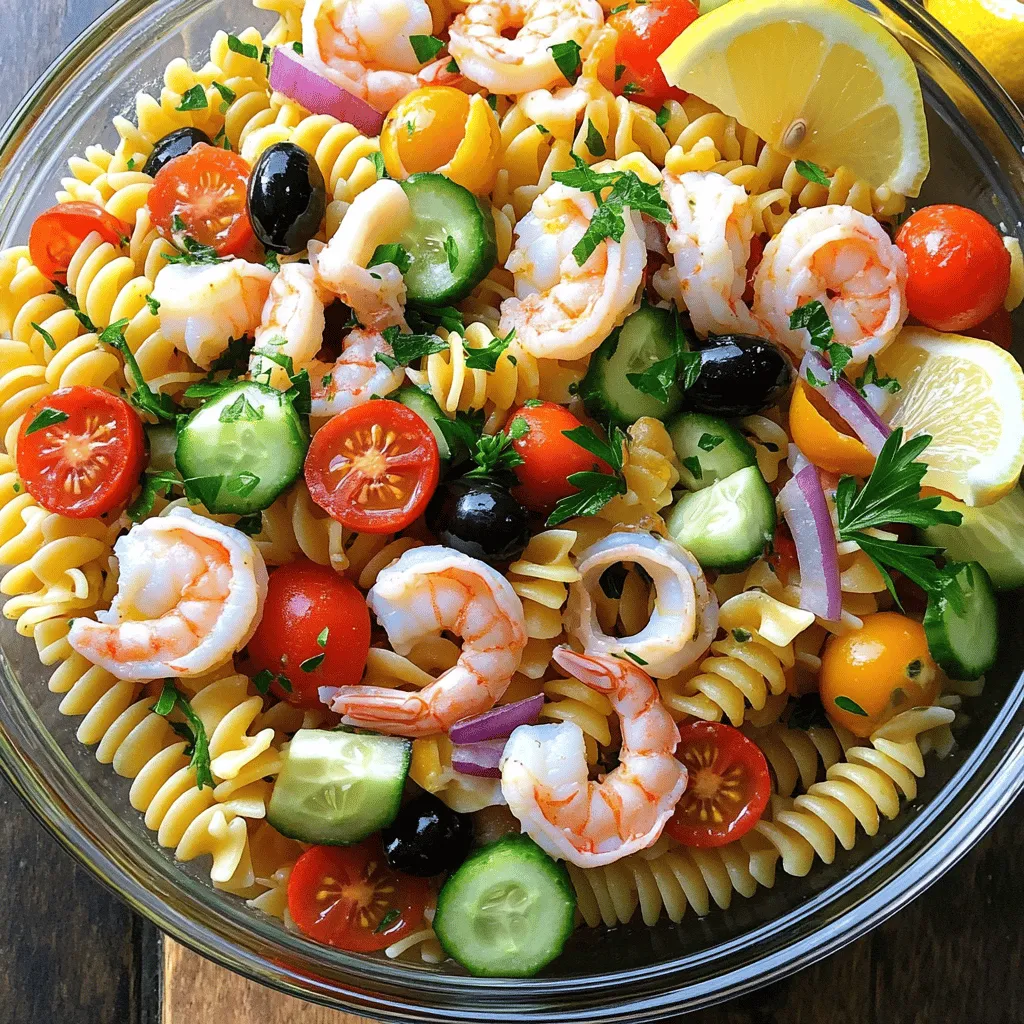 Savory Seafood Pasta Salad Fresh and Flavorful Dish