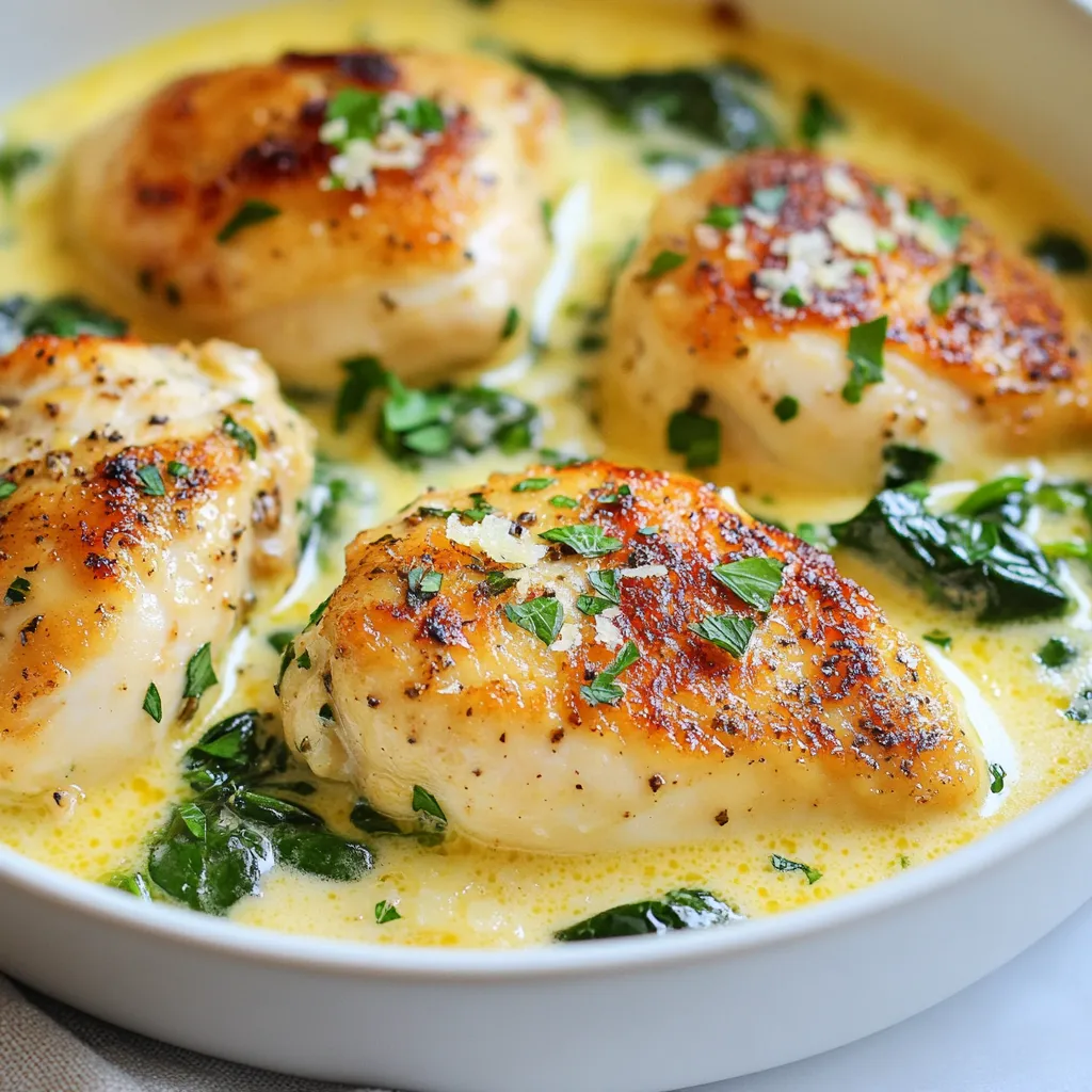 Creamy Garlic Parmesan Chicken Skillet Delight