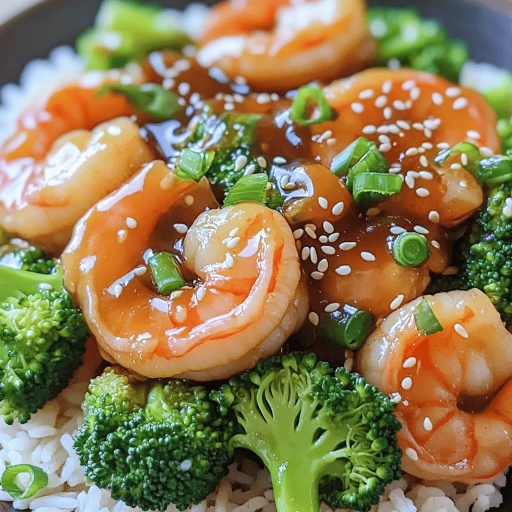 91. Honey Garlic Shrimp and Broccoli Flavorful Dish