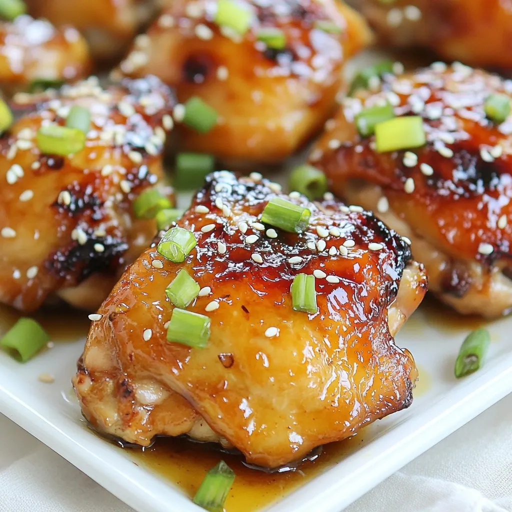 Honey Garlic Chicken Thighs Savory and Simple Recipe