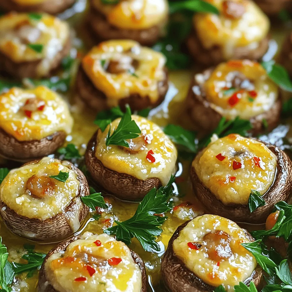 Garlic Parmesan Roasted Mushrooms Flavorful Side Dish