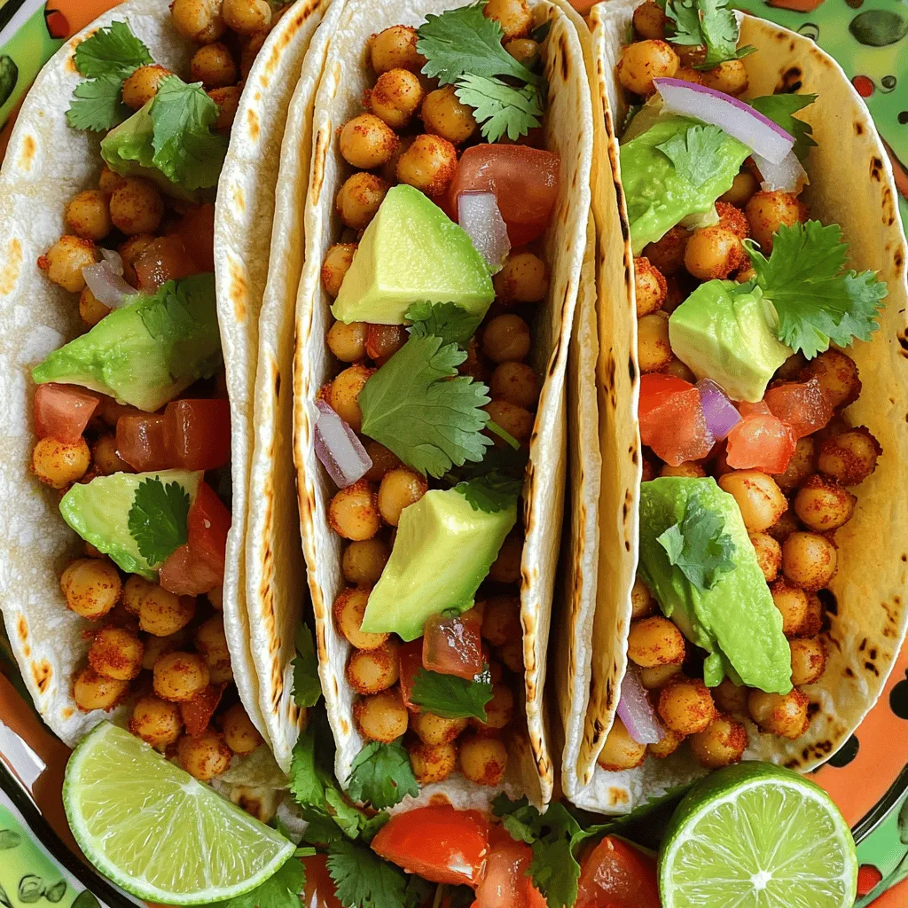 Spicy Chickpea Tacos Flavorful and Quick Recipe