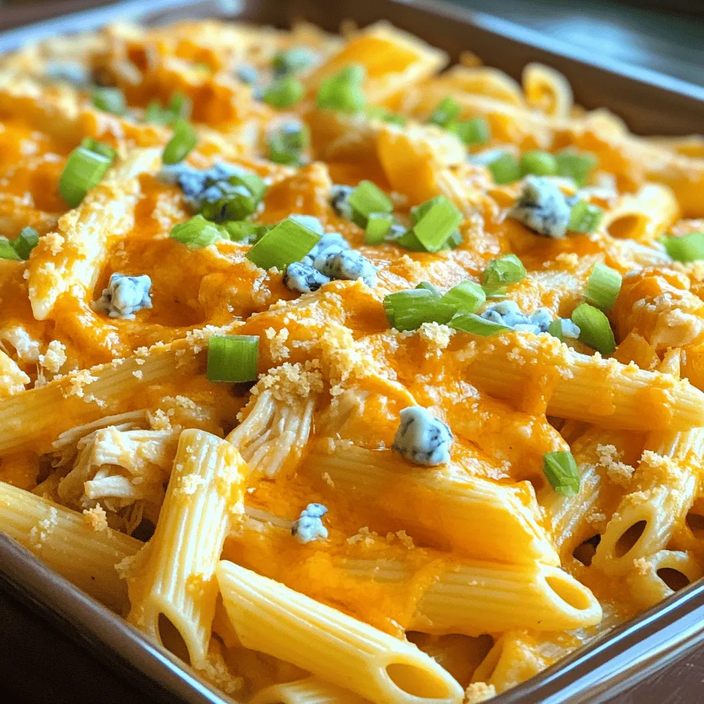 Buffalo Chicken Pasta Bake Flavorful One-Pan Meal