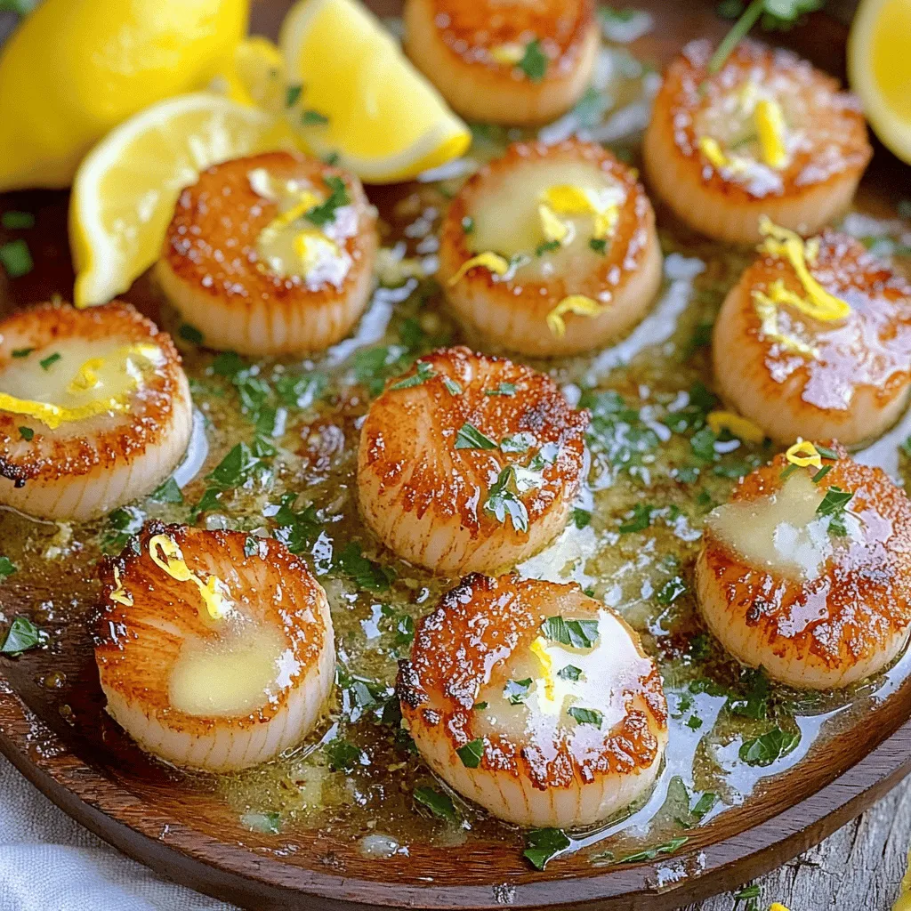 Crispy Pan-Seared Scallops Flavorful and Quick Dish