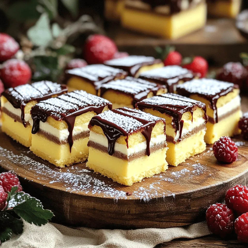 Boston Cream Bars Irresistible Dessert Delight