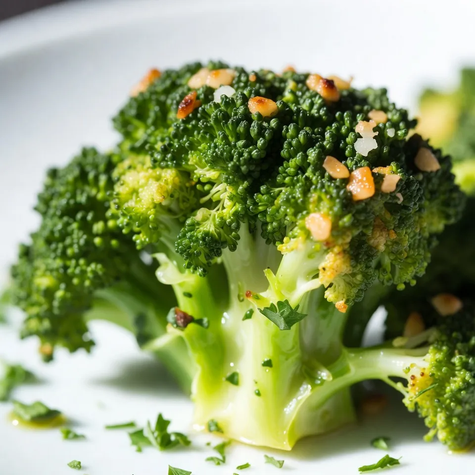 Garlic Parmesan Roasted Broccoli Delightful Side Dish