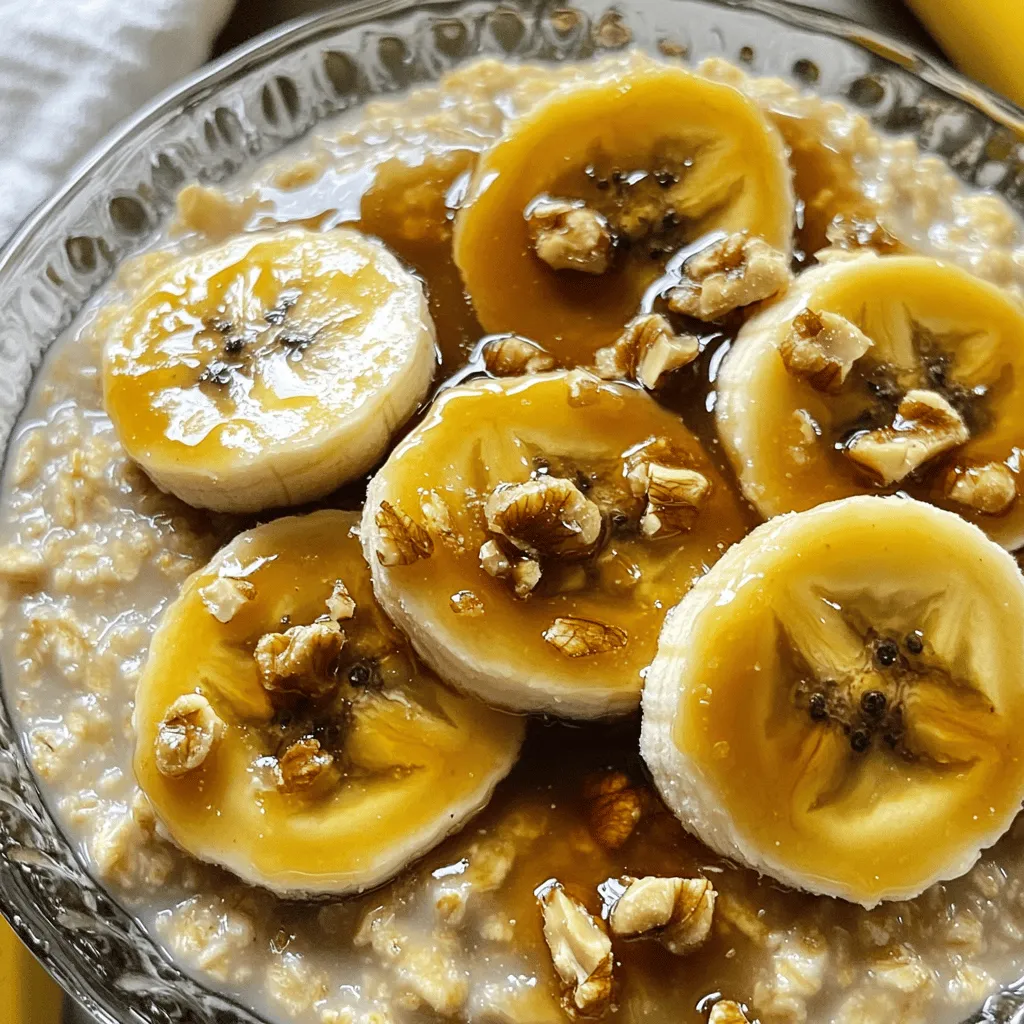 Caramelized Banana Oatmeal Delightful Breakfast Recipe