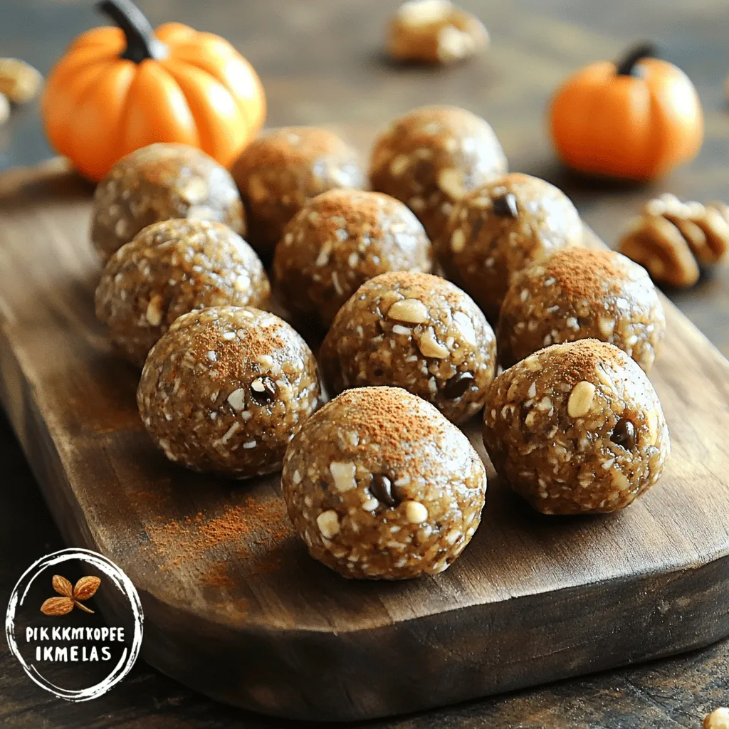 Pumpkin Spice Energy Balls Tasty and Healthy Snack