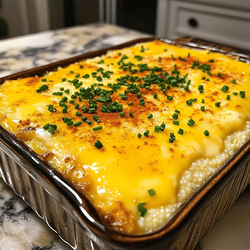 Baked Gouda Cheese Grits Delicious Comfort Food