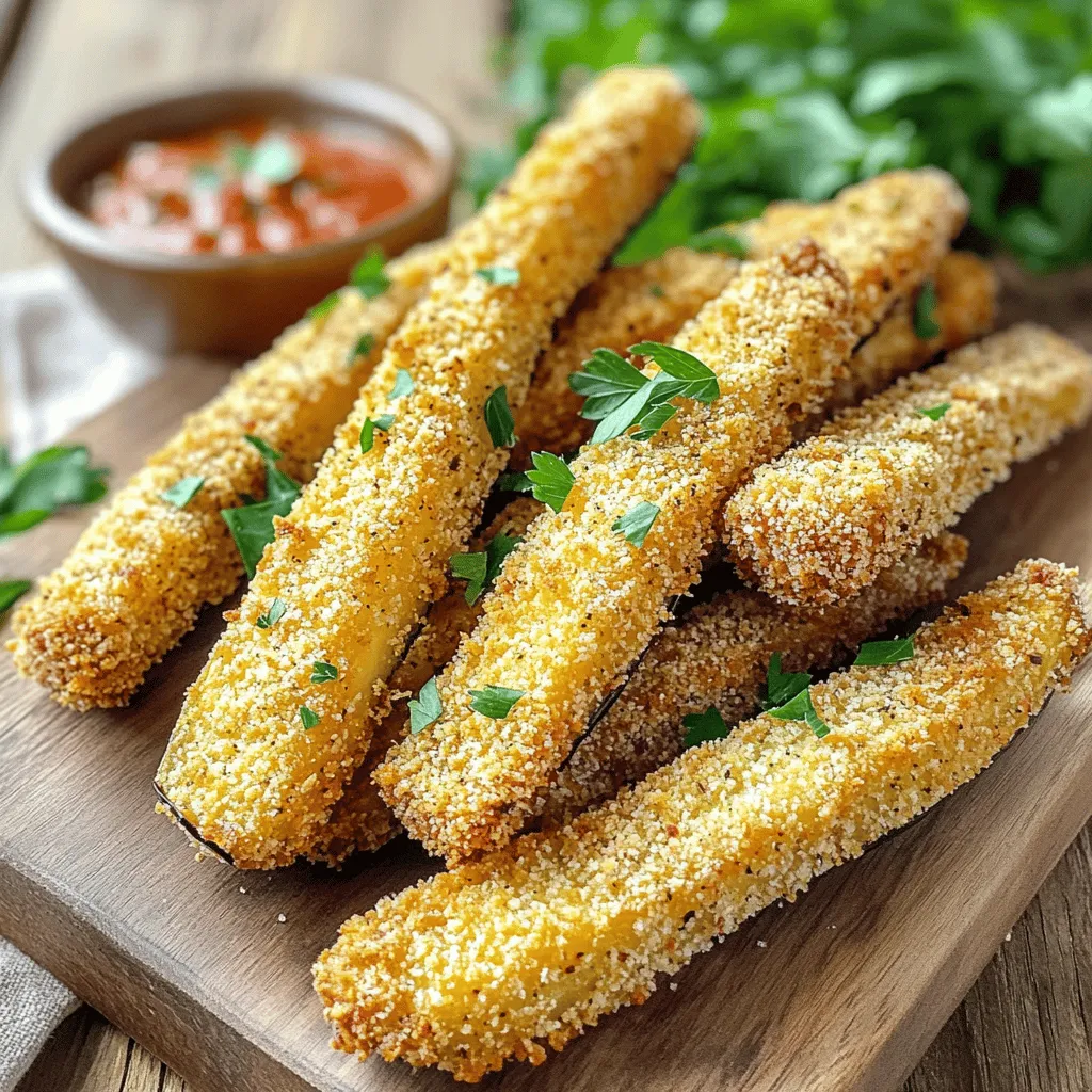 Crispy Air Fryer Eggplant Fries Quick and Easy Snack