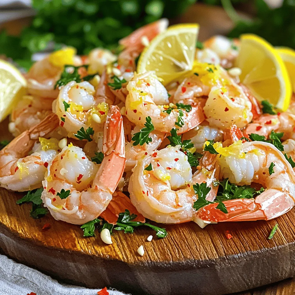 Zesty Lemon Garlic Shrimp Fresh and Tasty Delight