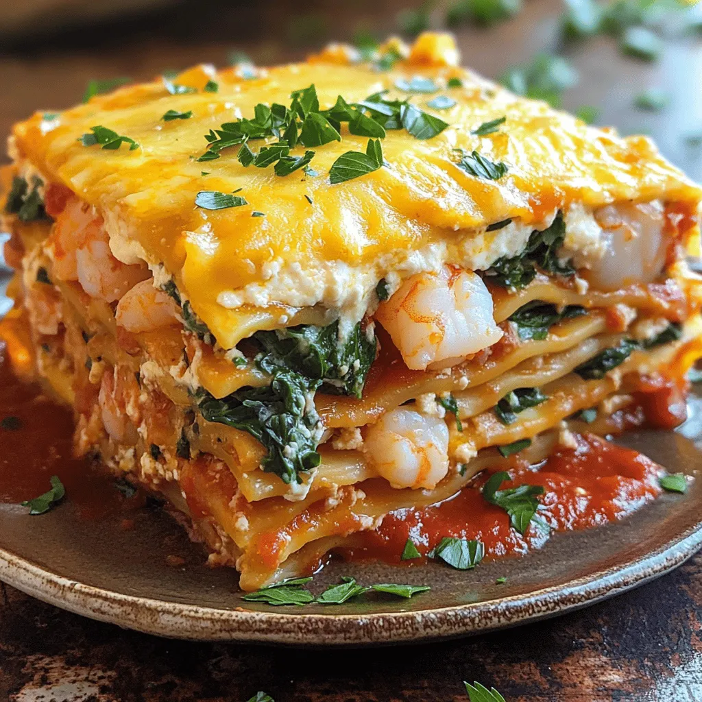Savory Seafood Lasagna Comfort Food Recipe