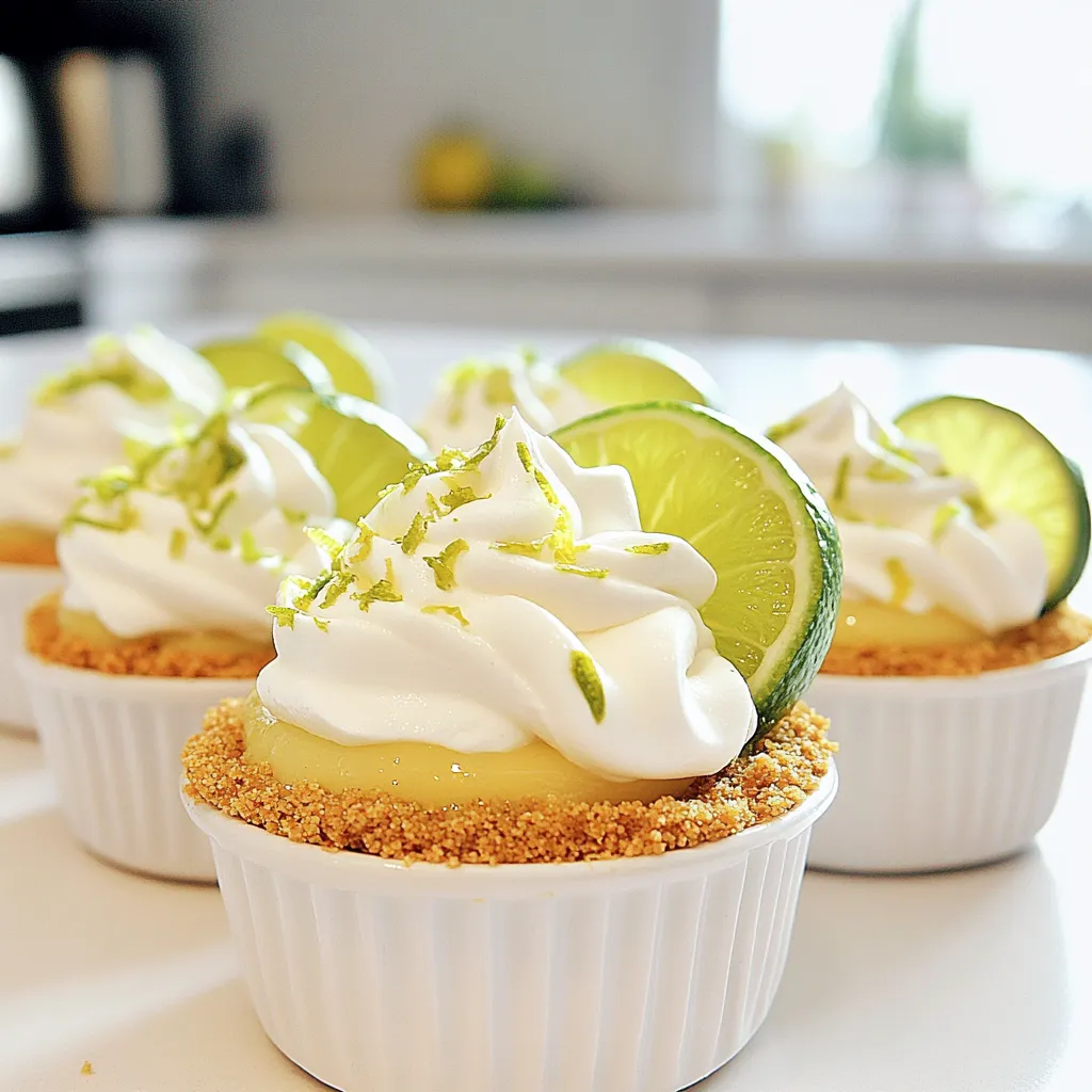 No Bake Key Lime Pie Cups Easy and Refreshing Treat