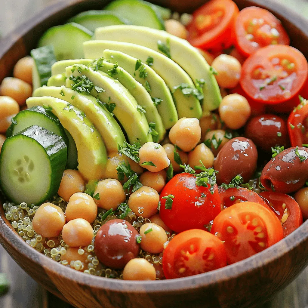 Vegan Mediterranean Bowl Fresh and Flavorful Recipe