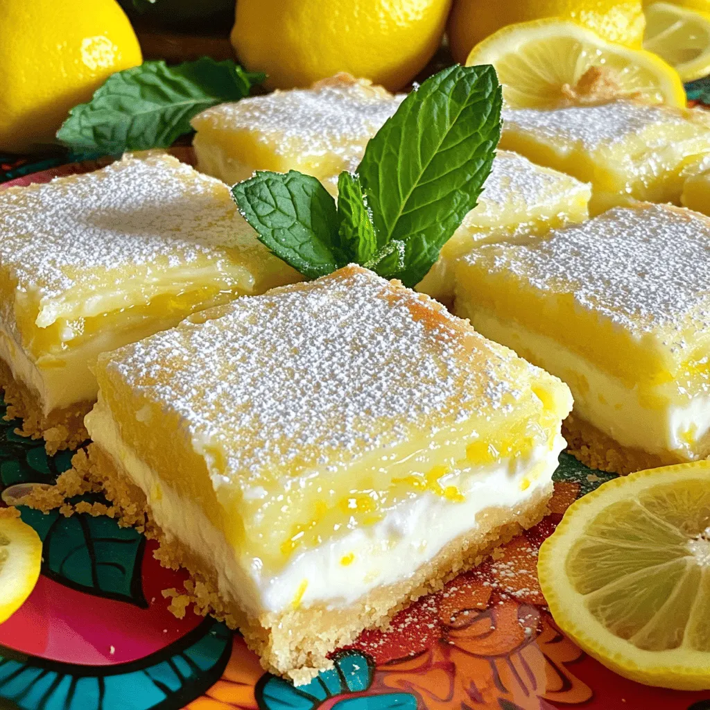 Greek Yogurt Lemon Bars Zesty and Simple Dessert