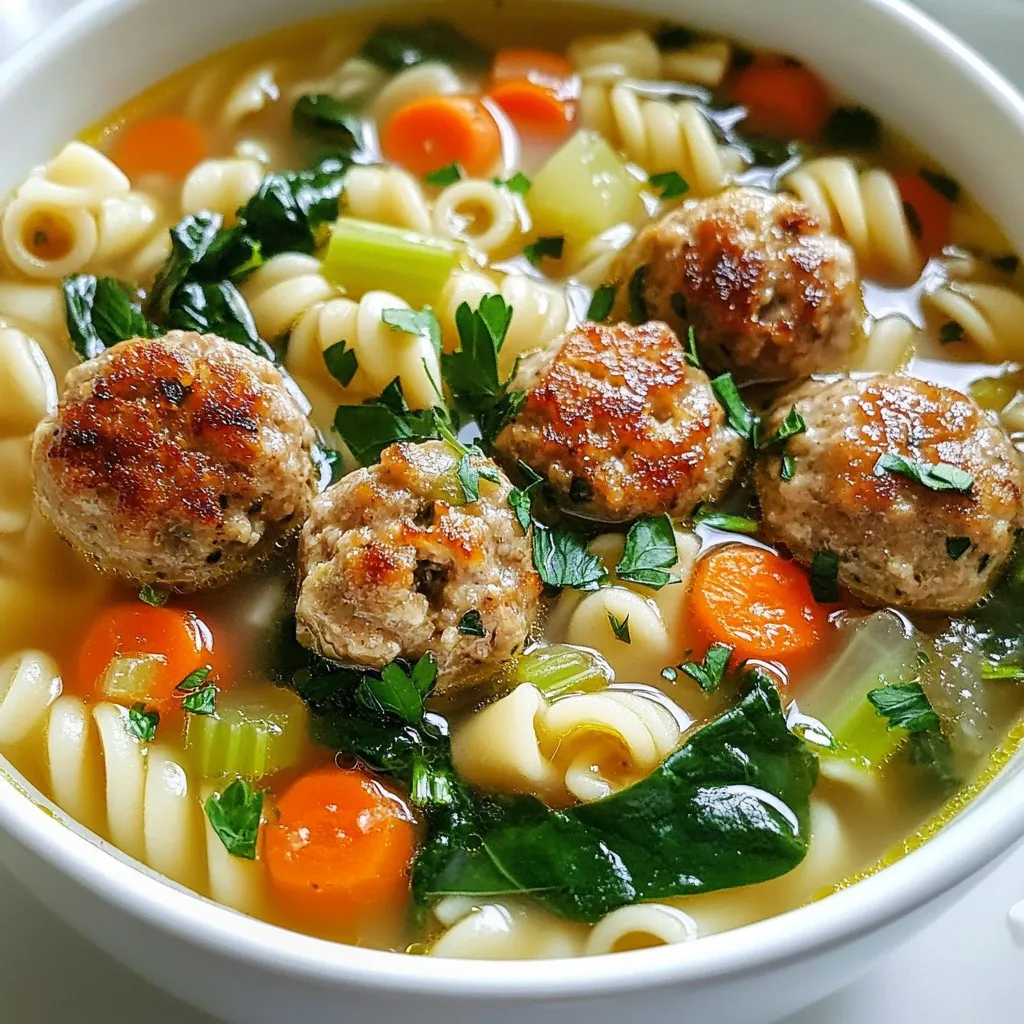Italian Wedding Soup Rich with Flavorful Ingredients