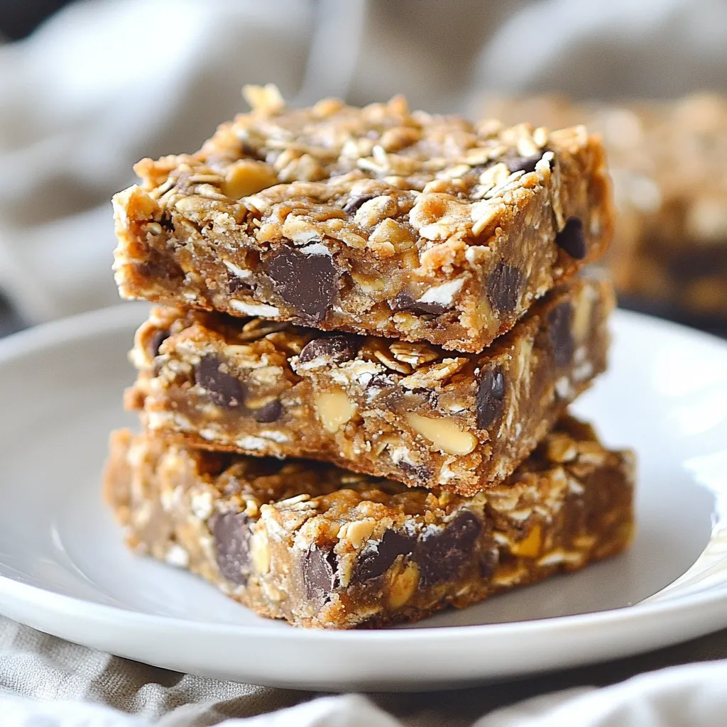 Peanut Butter Oatmeal Energy Bars Nutritious and Easy