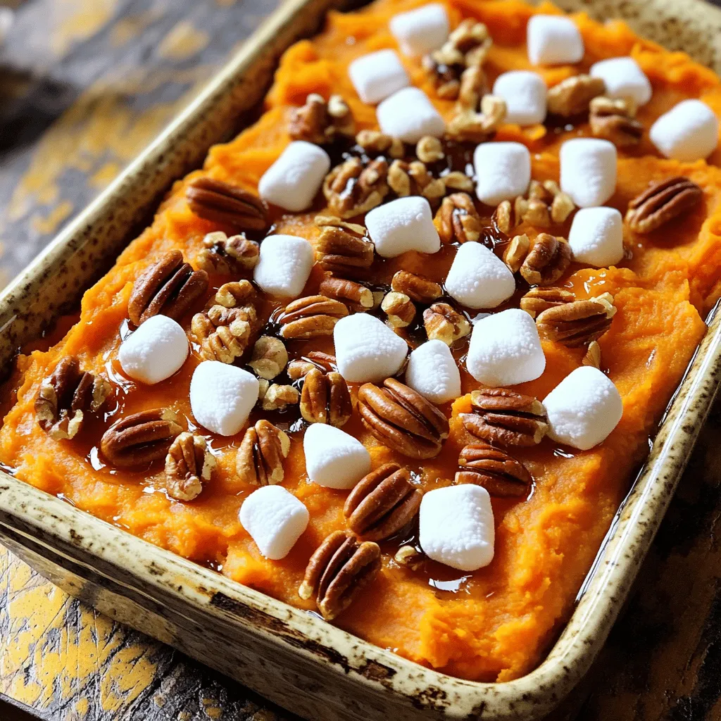 Maple Pecan Sweet Potato Casserole Flavorful Delight