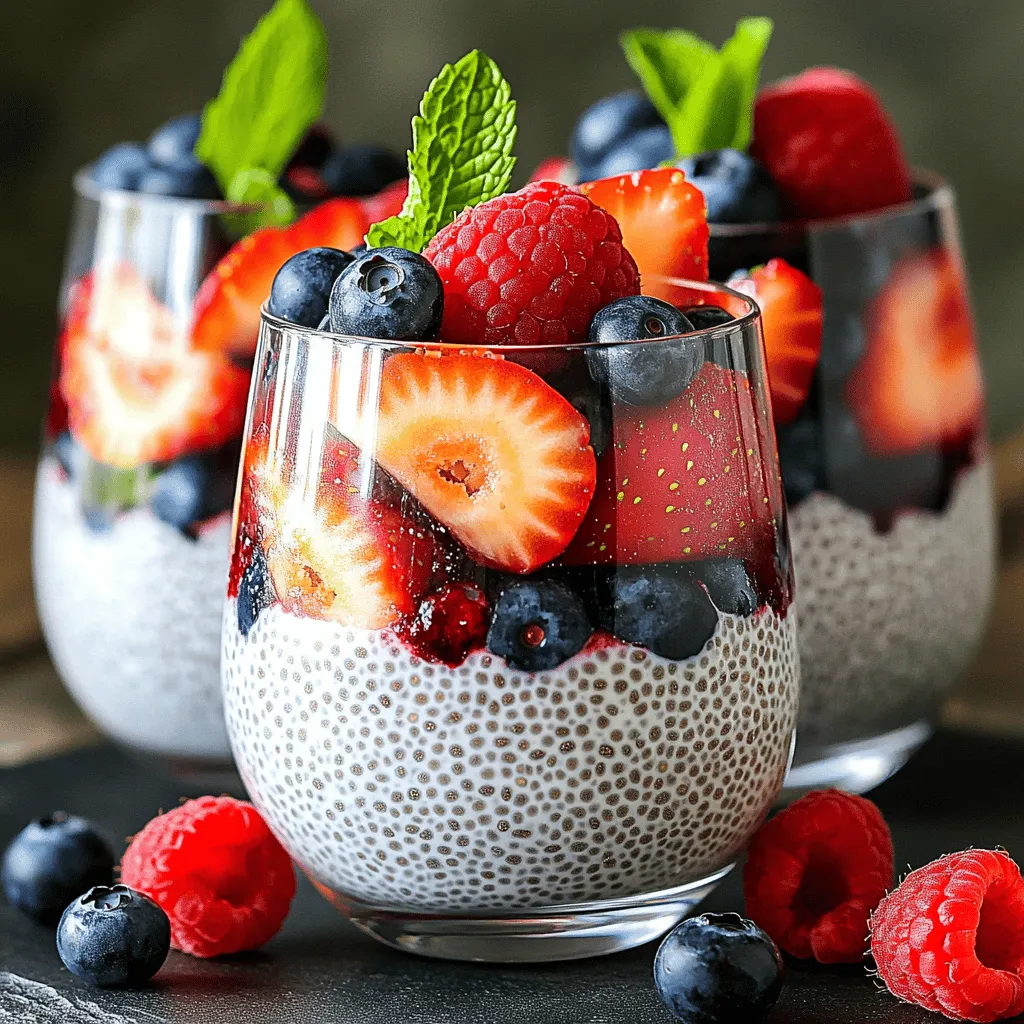 Berry Chia Pudding Rich in Nutrients and Flavor