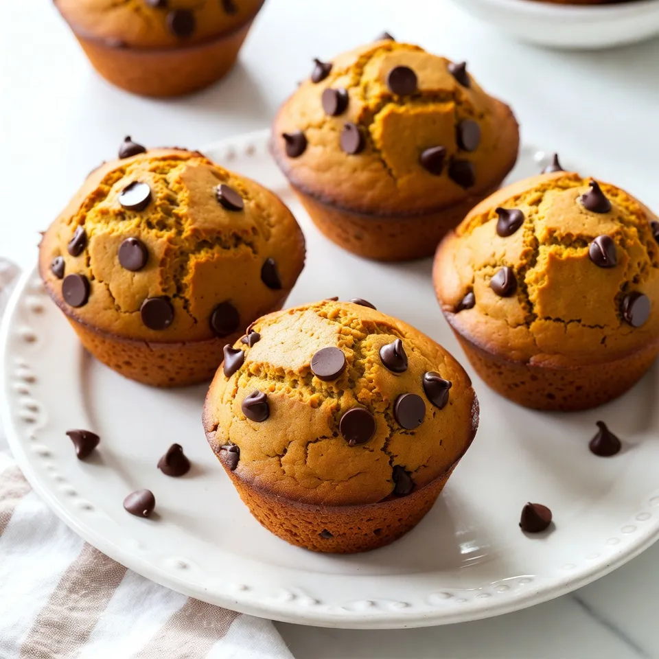 Pumpkin Chocolate Chip Muffins Delightful Treat Recipe