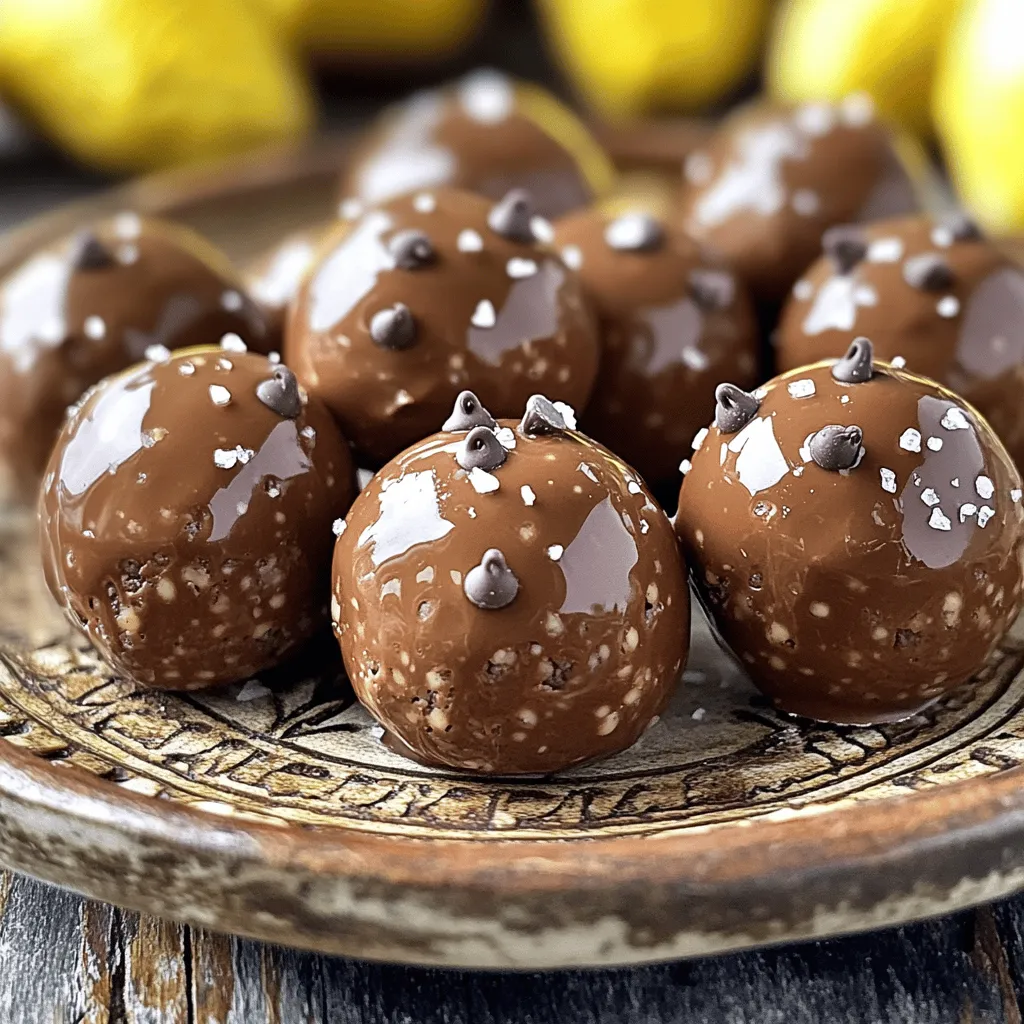Chocolate Peanut Butter Protein Bites Simple Snack Treat