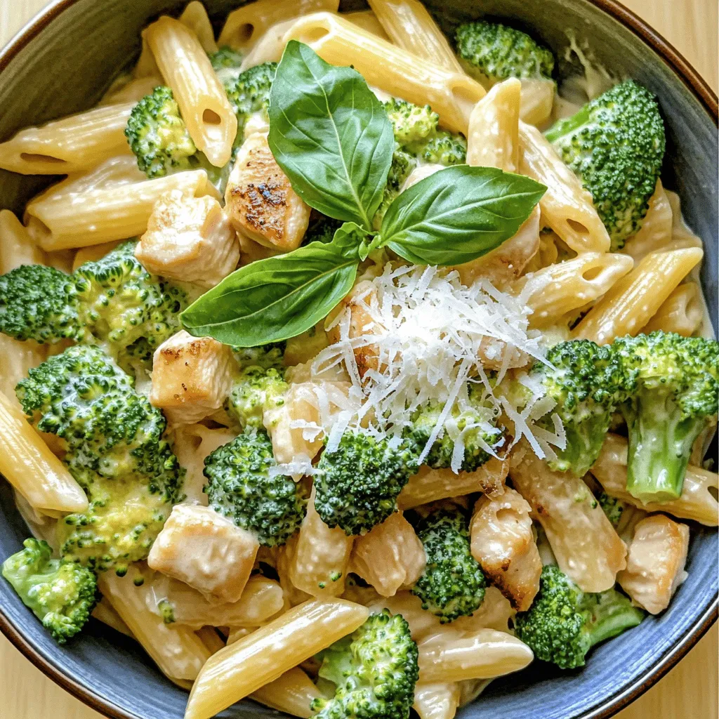 Creamy Broccoli Chicken Penne Flavorful Dinner Delight