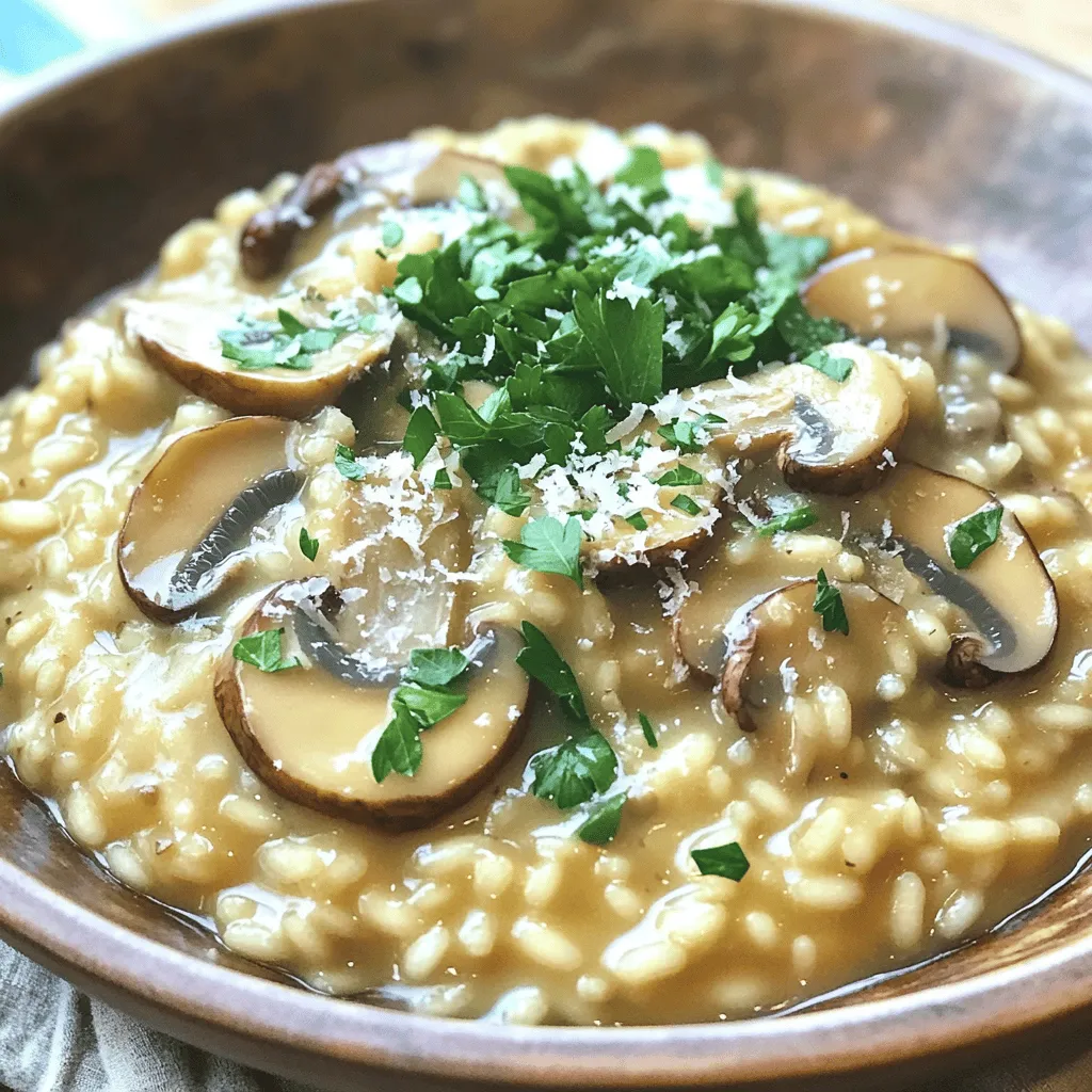 Creamy Mushroom Risotto Rich and Flavorful Delight