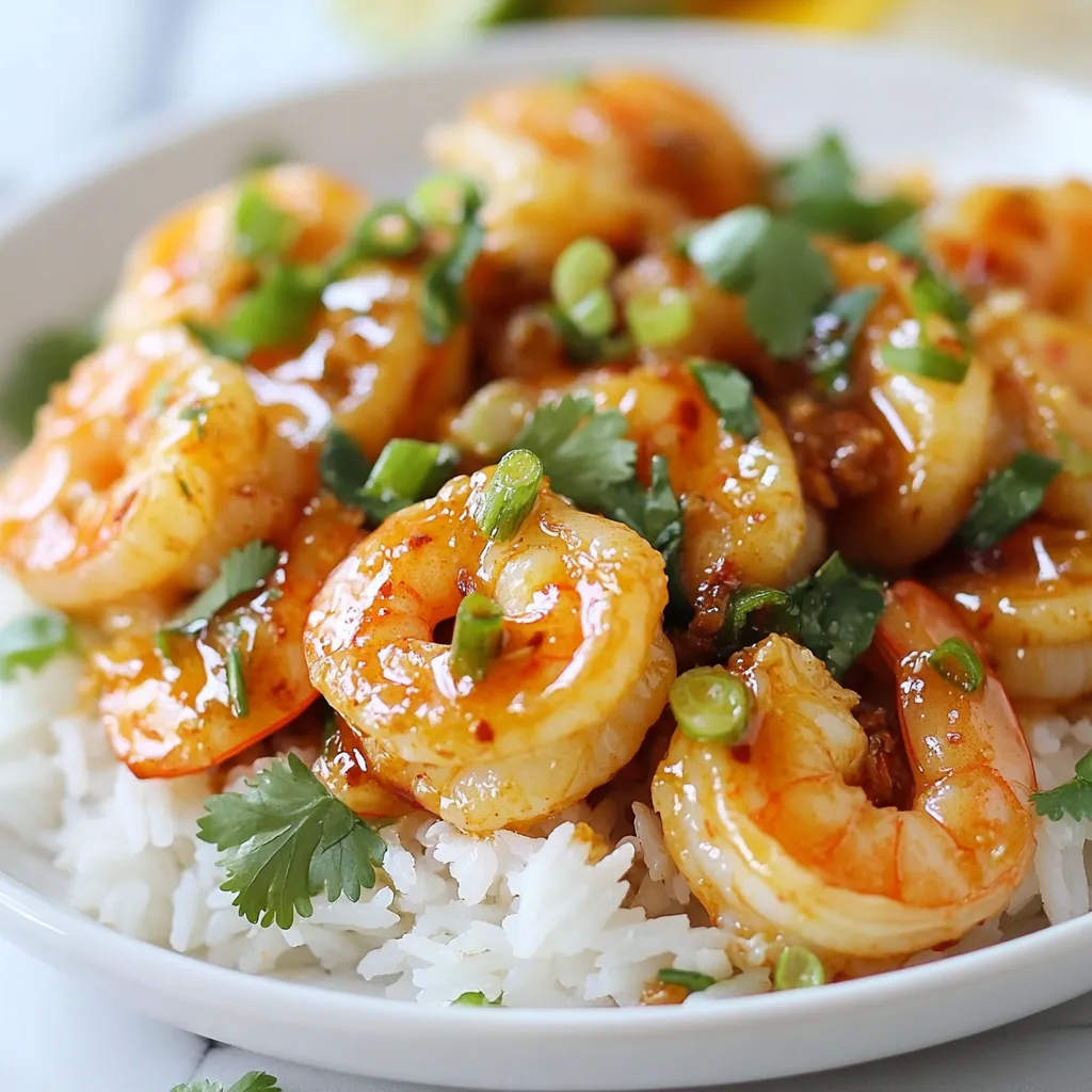Savory Sweet Chili Garlic Shrimp Quick and Simple Meal