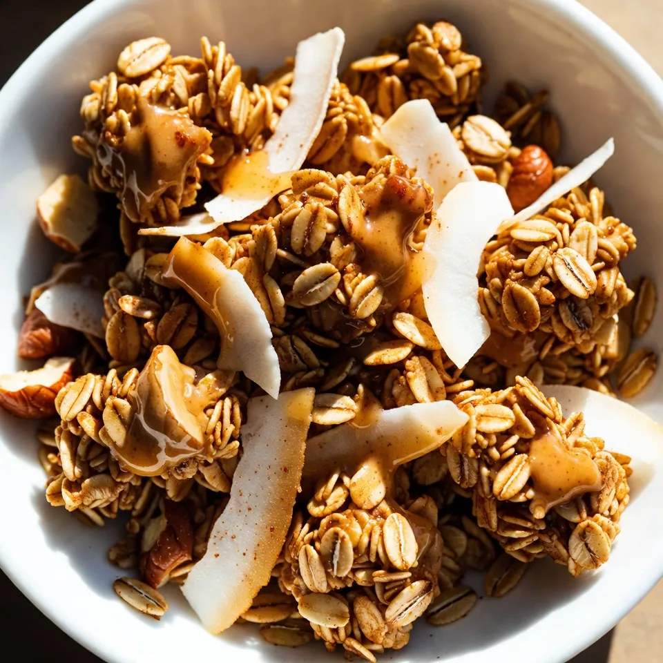 Cinnamon Maple Granola Clusters Crunchy Delightful Treat