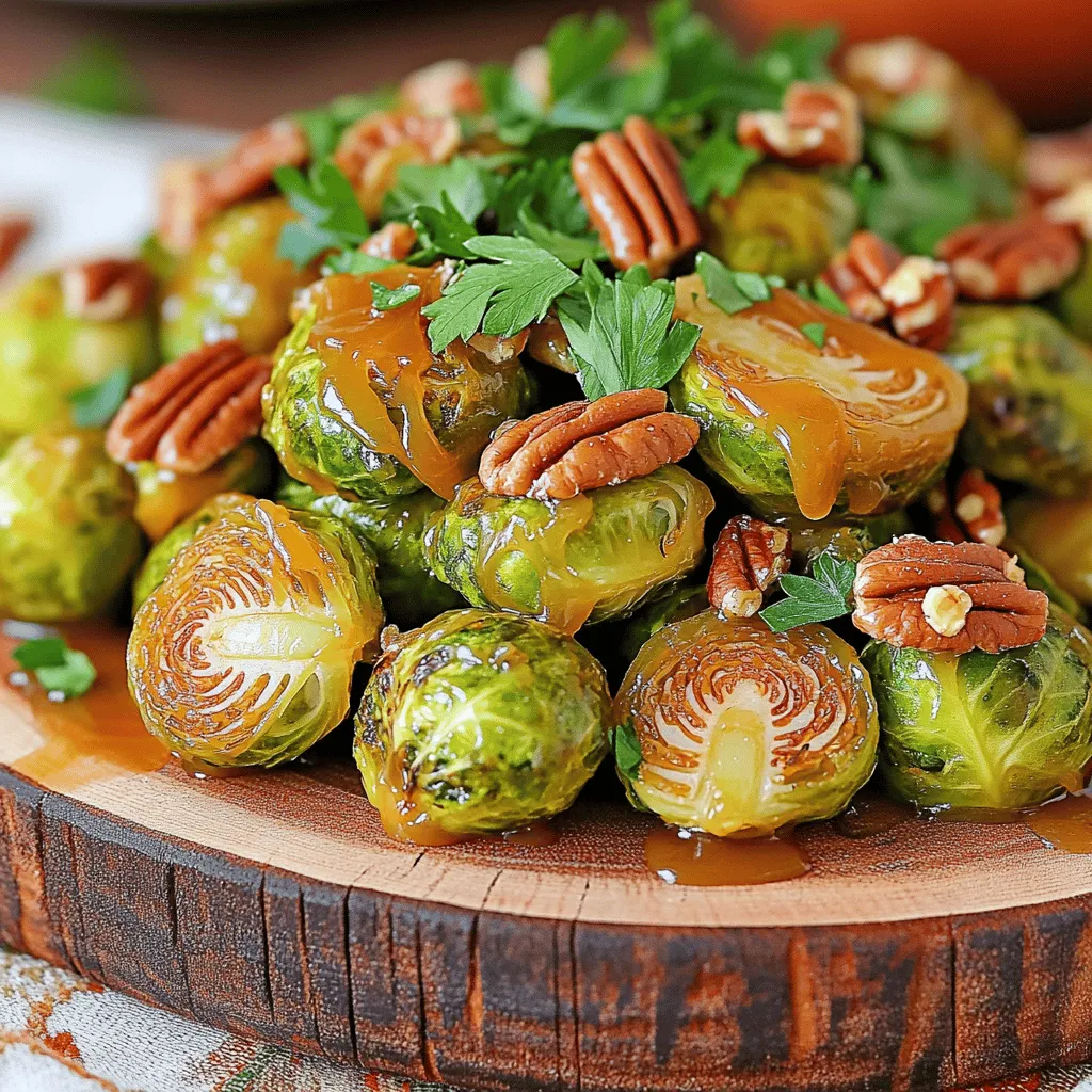 Maple Glazed Brussels Sprouts Flavorful and Simple Dish