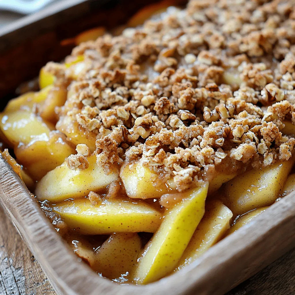 Cinnamon Apple Crisp Delightful and Easy Dessert Recipe