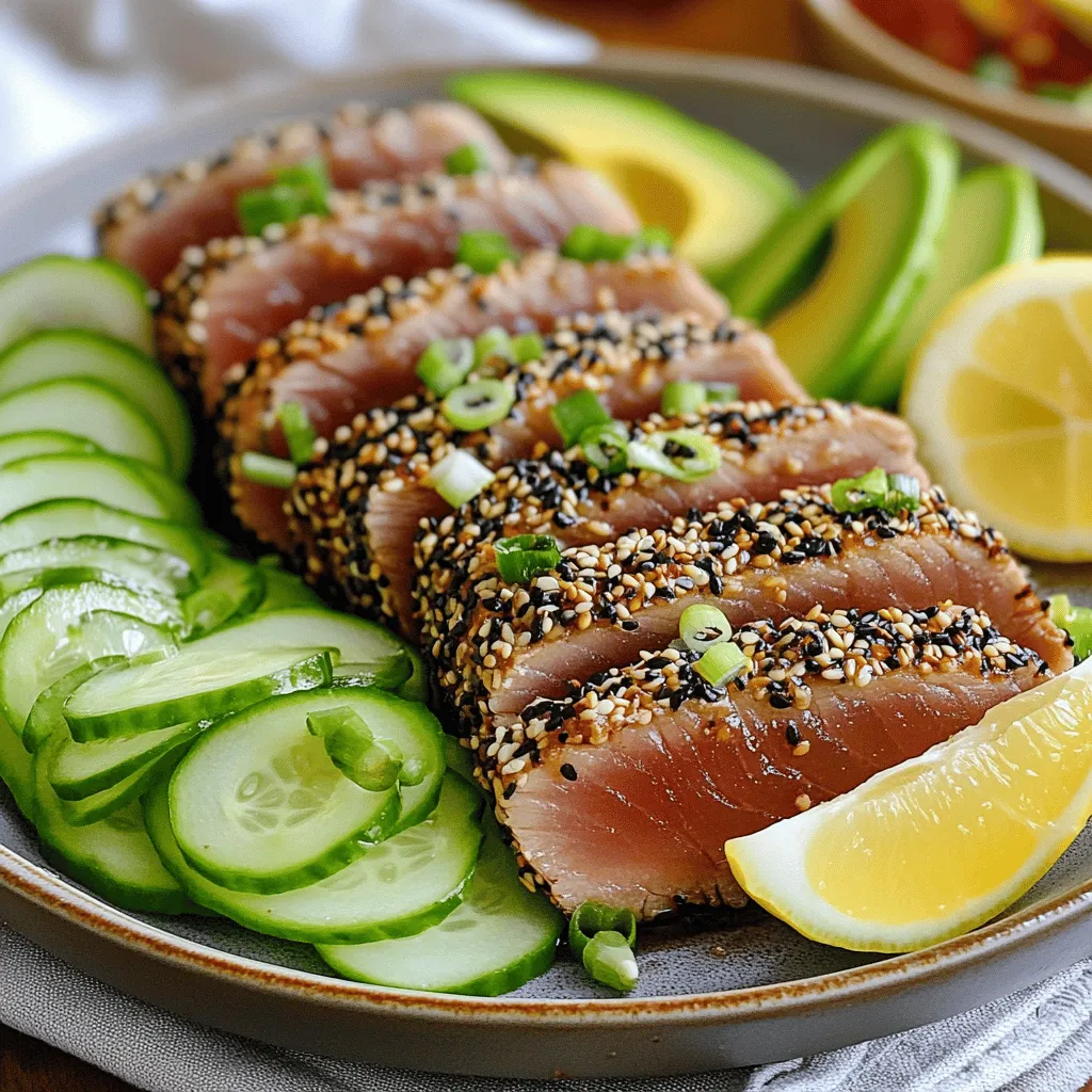 Sesame Crusted Ahi Tuna Flavorful and Simple Recipe