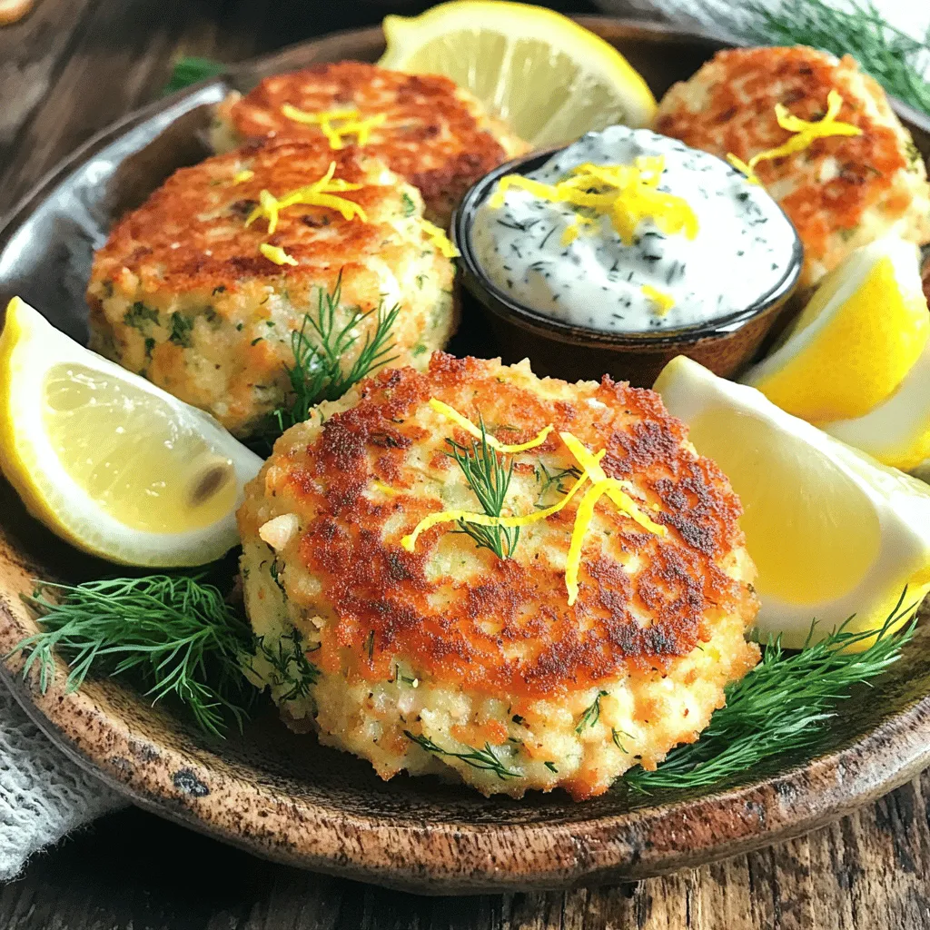 Lemon Dill Salmon Cakes Tasty and Simple Recipe