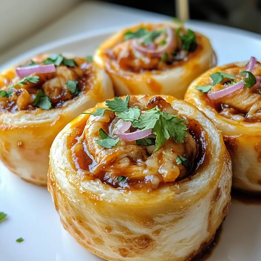 BBQ Chicken Pizza Rolls Flavorful and Easy Snack Ideas