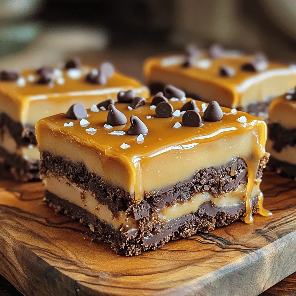 Savory Salted Caramel Bars Simple and Sweet Treat