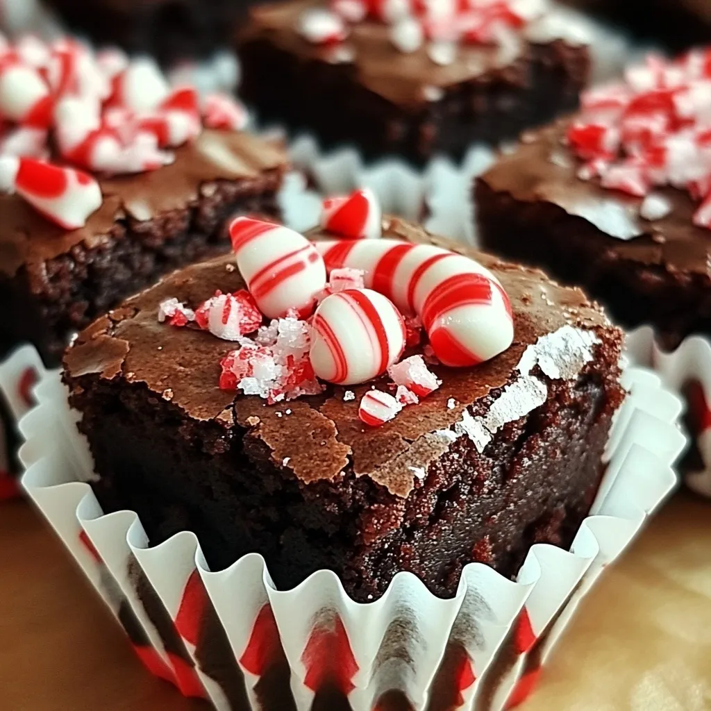 Peppermint Brownie Bites Tasty Festive Treat