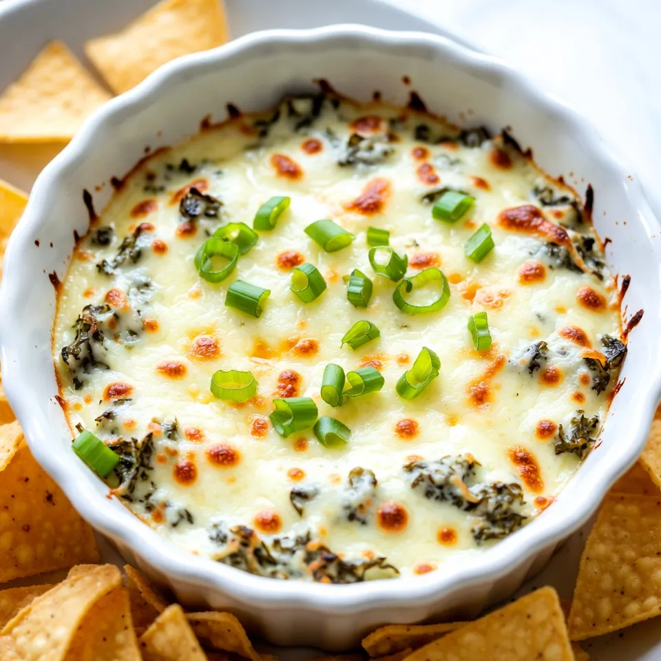Cheesy Baked Spinach Dip Tasty and Simple Recipe