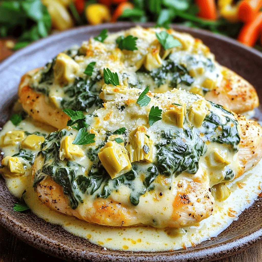Creamy Spinach Artichoke Chicken Savory Delight Recipe