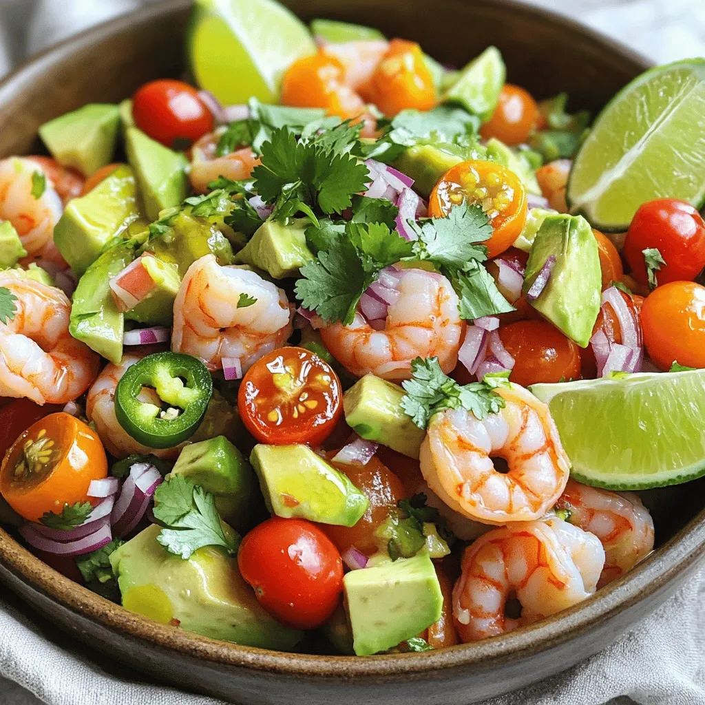 Savory Shrimp Avocado Salad Fresh and Healthy Delight