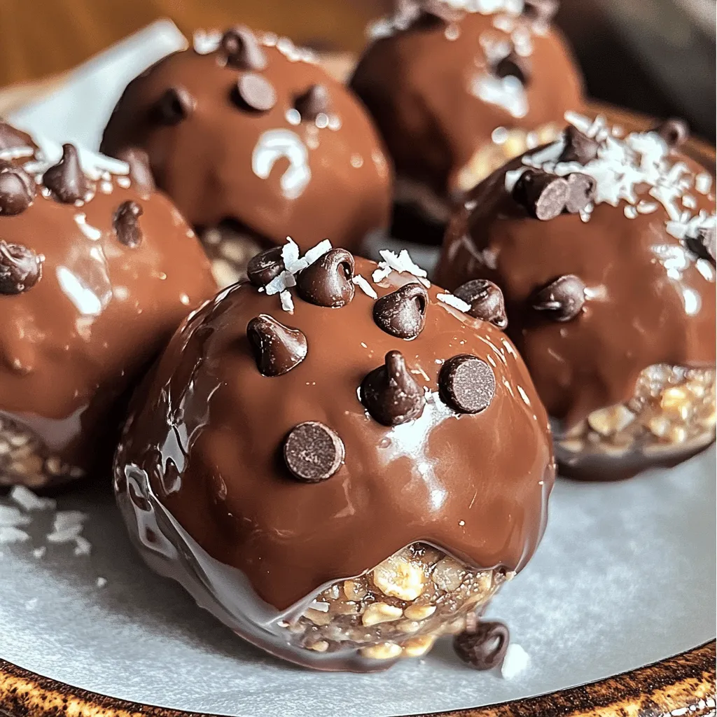 Chocolate Peanut Butter Protein Balls Healthy Snack Option