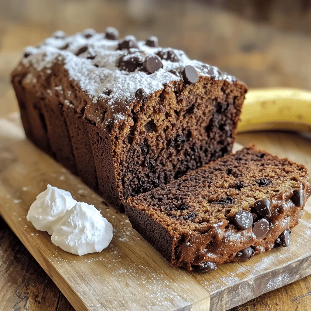 Chocolate Espresso Banana Bread Delightful Treat Recipe