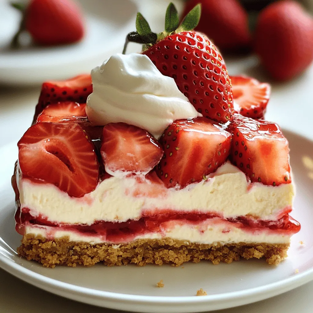 Strawberry Cheesecake Icebox Cake Deliciously Easy