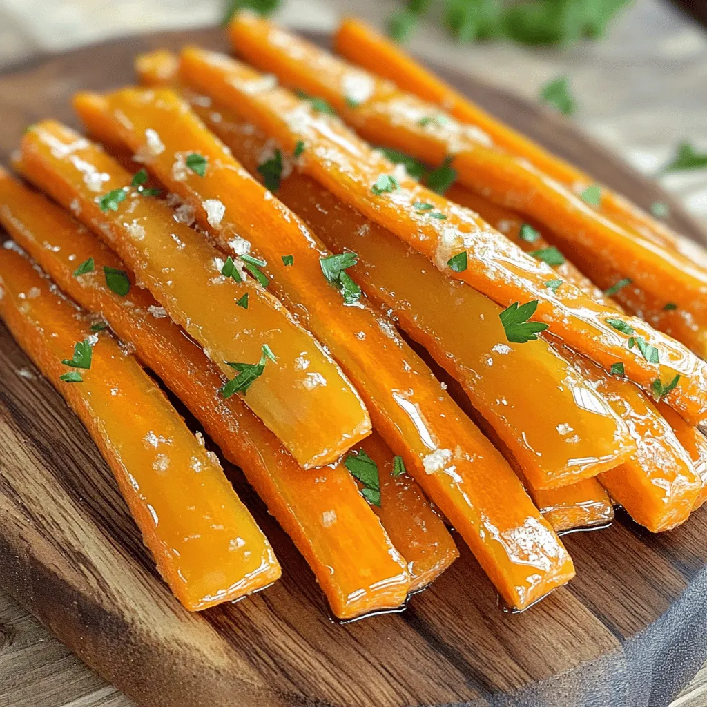 Maple Glazed Carrot Fries Tasty Healthy Snack