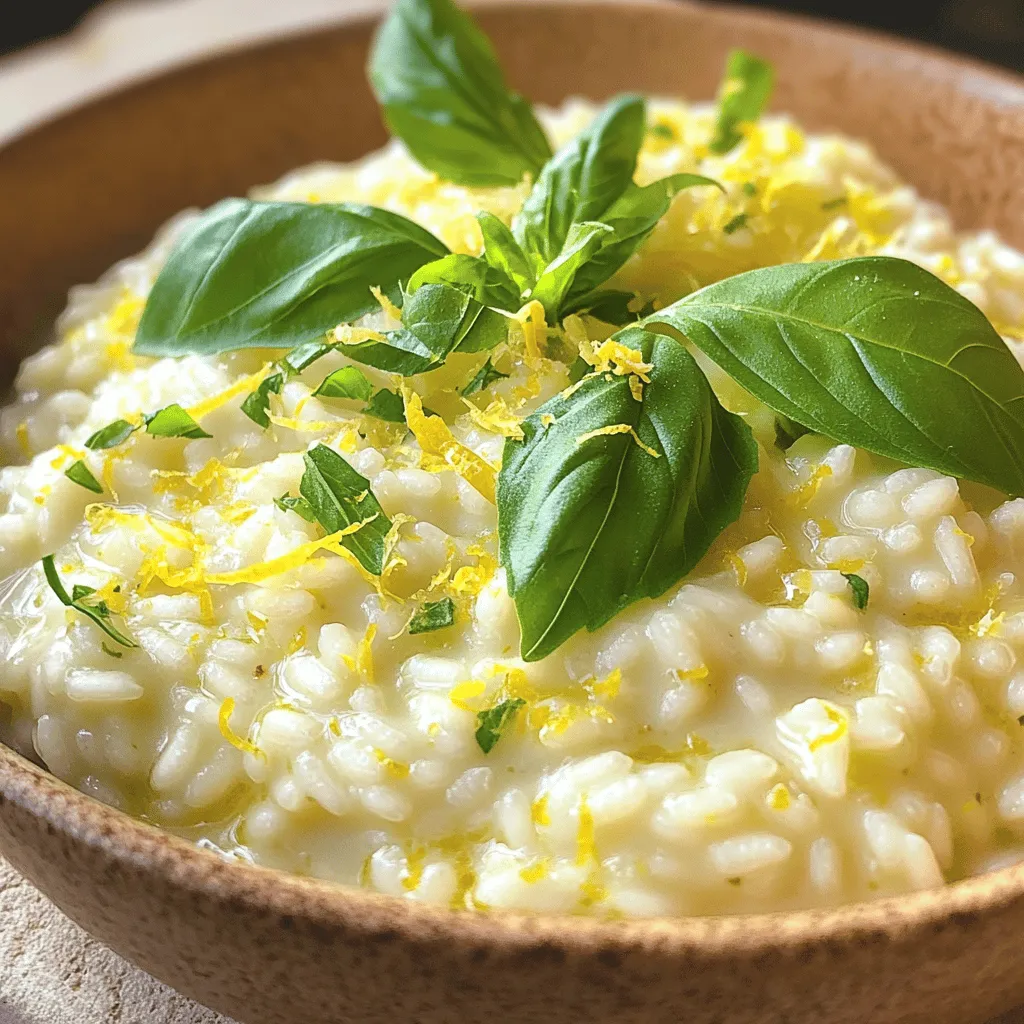 51. Lemon Basil Risotto Creamy and Flavorful Delight