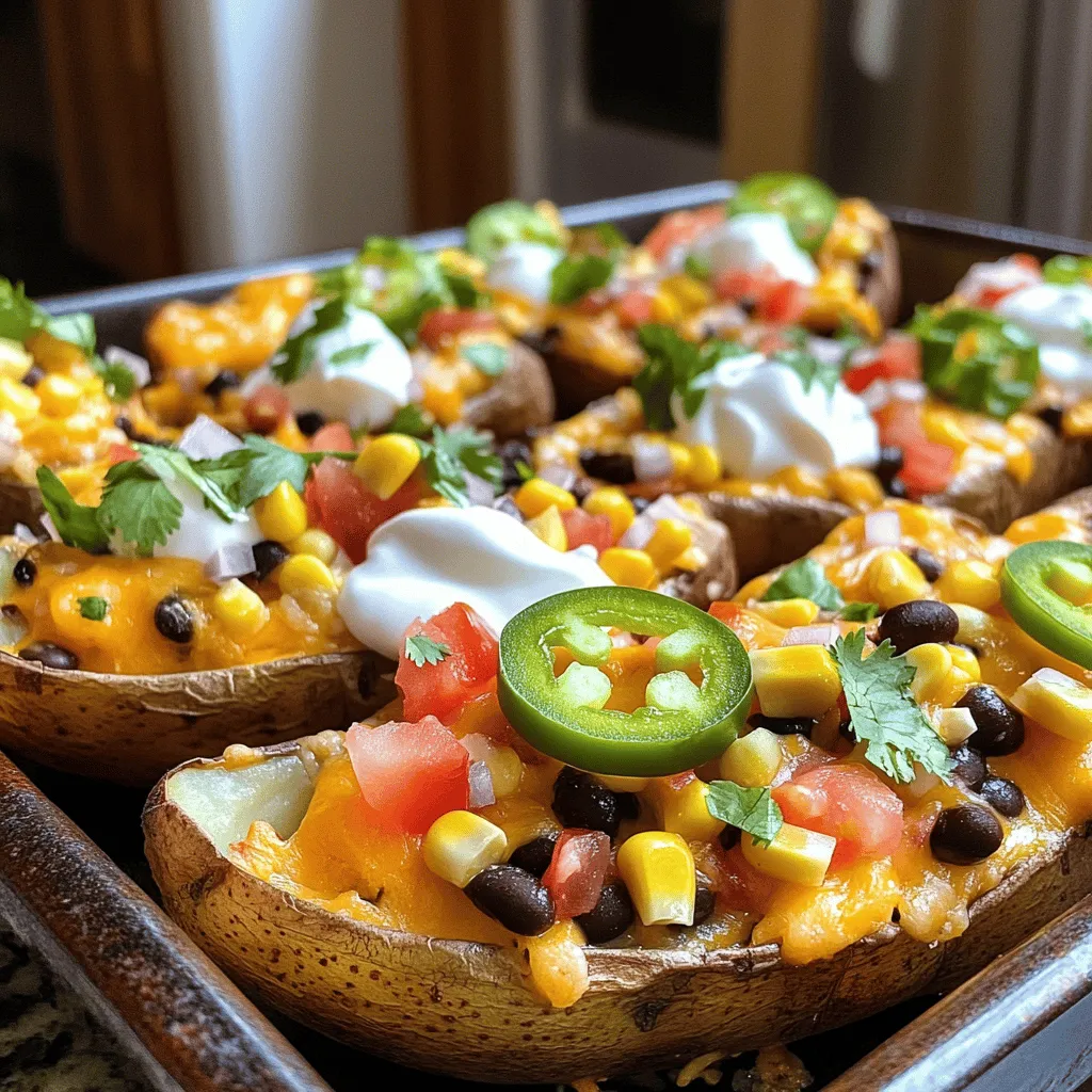58. Loaded Nacho Potato Skins Flavorful and Easy Recipe