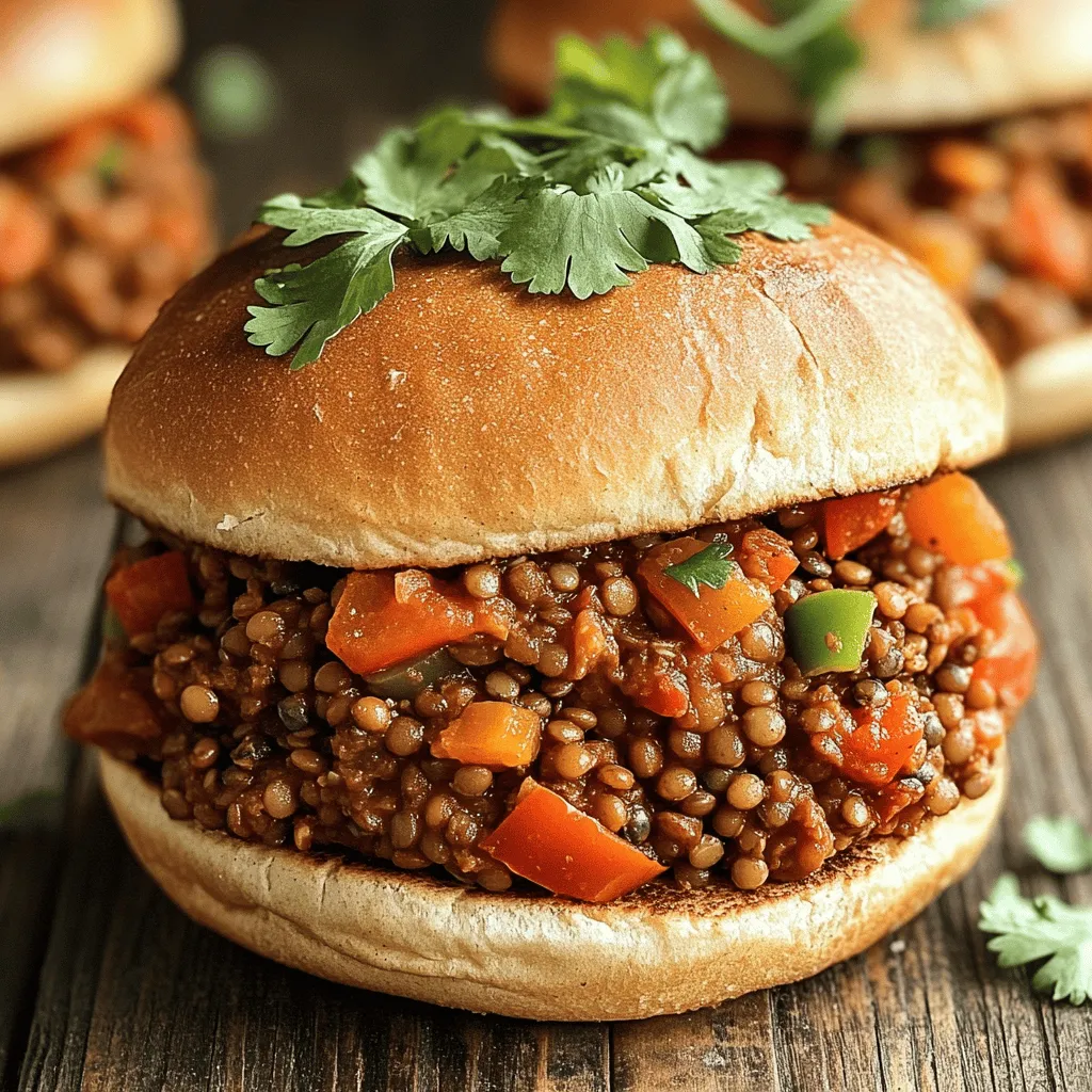 Vegan Lentil Sloppy Joes Easy and Tasty Recipe